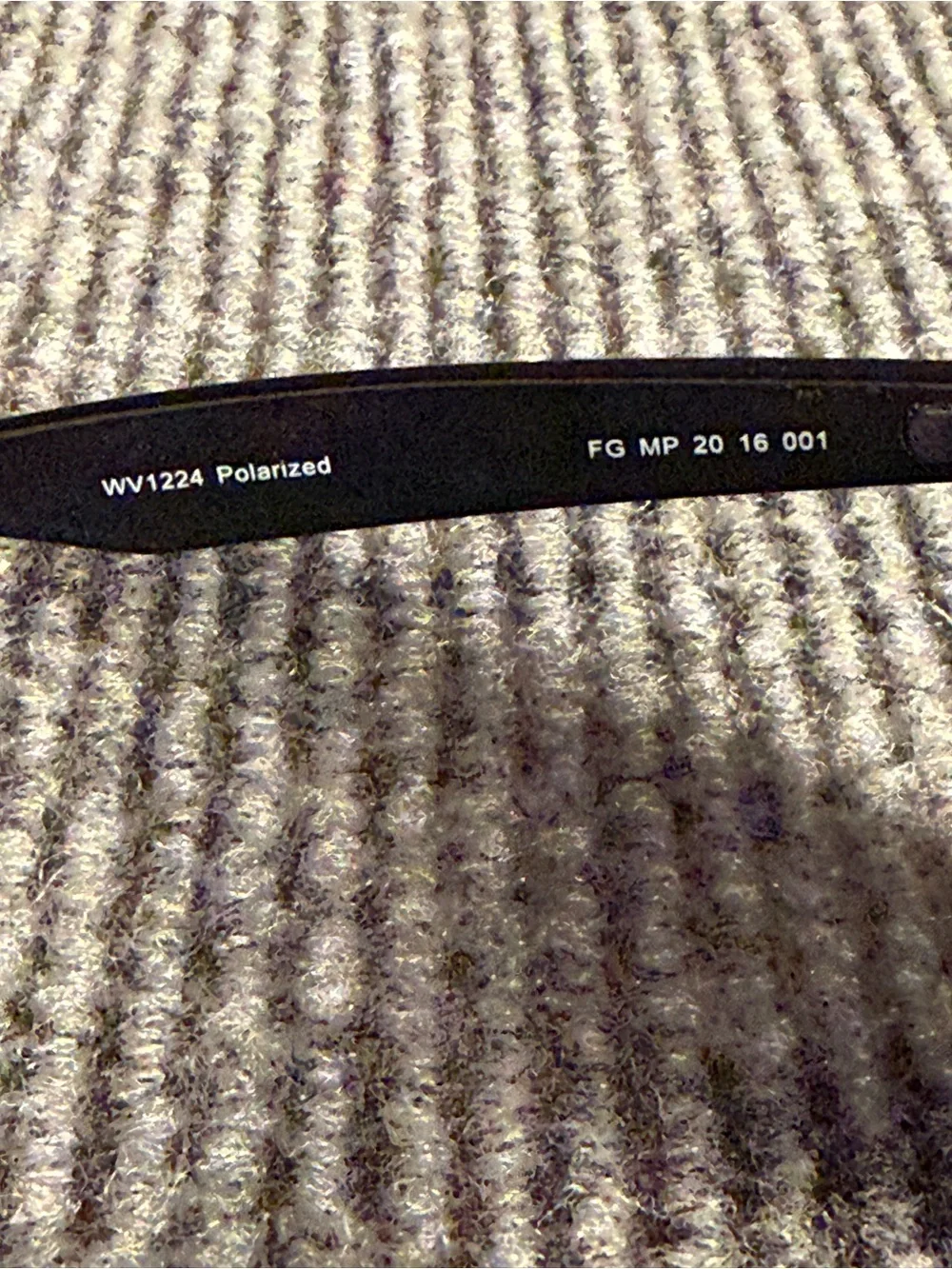 Foster Grant WV1224 Polarized Sunglasses - Matte Black Square Wayfarer Style